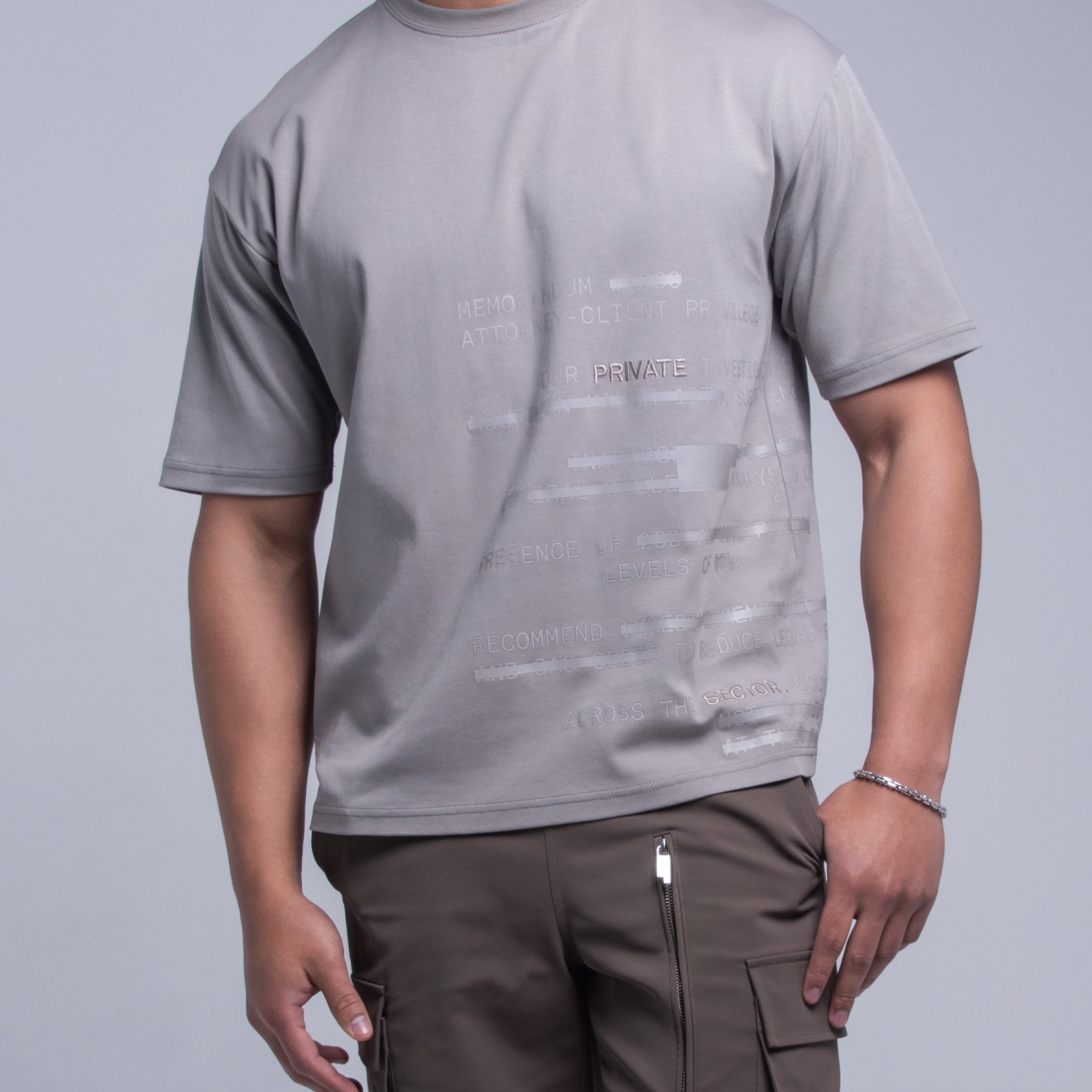 Redacted Text Tee